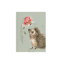 Load image into Gallery viewer, Wrendale Designs A6 Notebook- Busy As A Bee Hedgehog