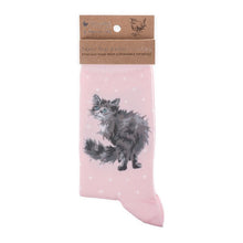 Load image into Gallery viewer, Wrendale Designs "Glamour Puss" Cat Socks