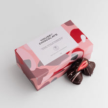 Load image into Gallery viewer, House of Chocolate Dark Chocolate Freeze Dried Strawberries