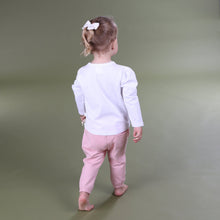 Load image into Gallery viewer, Little Bee by Dimples Fleece Track Pants- Pink