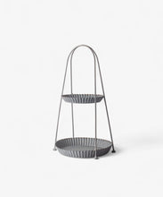 Load image into Gallery viewer, French Country Collections Ripple Mini 2 Tier Sweets Tray