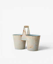Load image into Gallery viewer, French Country Collections Jardin Seedling Holder Antique Blue