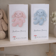 Load image into Gallery viewer, Lily & George Bedtime Bunny- Blue