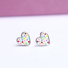 Load image into Gallery viewer, Lauren Hinkley Confetti Heart Earrings in Trinket Box