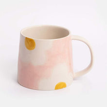 Load image into Gallery viewer, Caroline Gardner Large Mug- Pink Mustard Flower