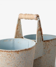Load image into Gallery viewer, French Country Collections Jardin Seedling Holder Antique Blue