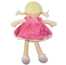 Load image into Gallery viewer, Bonikka Butterfly Kids- Ria 35cm Blonde Hair/Pink & White Dress
