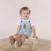 Load image into Gallery viewer, Little Bee by Dimples Overalls- Blue
