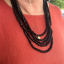 Load image into Gallery viewer, Fabuleux Vous Black Edit Bead 3 Metre Necklace
