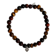 Load image into Gallery viewer, Fabuleux Vous La Pierre Tiger's Eye Stretchy Bracelet