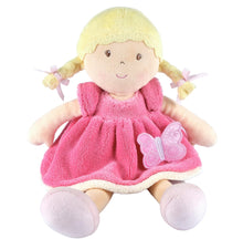 Load image into Gallery viewer, Bonikka Butterfly Kids- Ria 35cm Blonde Hair/Pink & White Dress
