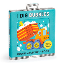 Load image into Gallery viewer, Mudpuppy I Dig Bubbles! Colour Magic Bath Book