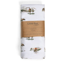 Load image into Gallery viewer, Little Bee by Dimples Cotsheet- Cowboys