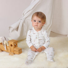Load image into Gallery viewer, Little Bee by Dimples Plane Cotton Babygrow