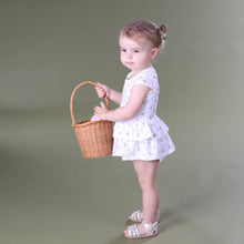 Load image into Gallery viewer, Little Bee by Dimples Cotton Skirt Bodysuit- Floral