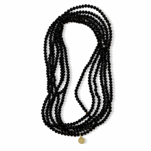 Load image into Gallery viewer, Fabuleux Vous Black Edit Bead 3 Metre Necklace