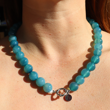 Load image into Gallery viewer, Fabuleux Vous Club Paris Aqua Stone Necklace