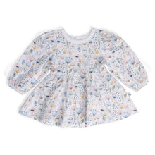 Load image into Gallery viewer, Little Bee by Dimples Cotton Tiered Dress- Floral