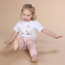 Load image into Gallery viewer, Little Bee by Dimples Cotton T-Shirt- Swan