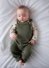 Load image into Gallery viewer, Burrow & Be Knit Overalls- Hunter Green