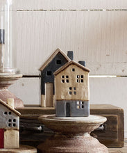 Load image into Gallery viewer, PRE-ORDER French Country Collections Saint Malo Tea Light House Stone Roof
