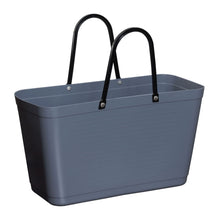 Load image into Gallery viewer, Hinza Large Pigeon Blue Bag- Green Plastic