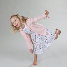 Load image into Gallery viewer, Little Bee by Dimples Cotton Tiered Dress- Floral
