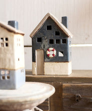 Load image into Gallery viewer, PRE-ORDER French Country Collections Saint Malo Tea Light House with Buoy Large
