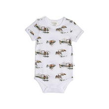 Load image into Gallery viewer, Little Bee by Dimples Cotton Bodysuit- Cowboys