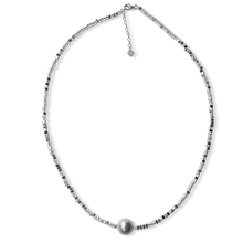 Load image into Gallery viewer, Fabuleux Vous Silver Perle Silver Plated Hematite FWP Necklace