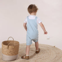 Load image into Gallery viewer, Little Bee by Dimples Overalls- Blue