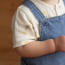 Load image into Gallery viewer, Nature Baby Short Sleeve Caravan Shirt Muslin- Fish Fable Print