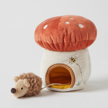 Load image into Gallery viewer, Jiggle & Giggle Mushroom House With Hedgehog