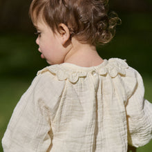 Load image into Gallery viewer, Nature Baby Ruffle Cameron Blouse- Natural
