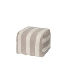 Load image into Gallery viewer, Maytime Broste Pouf Sigrid- Light Grey/Beige