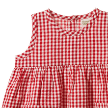Load image into Gallery viewer, Nature Baby Dorothy Dress- Red Gingham