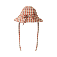 Load image into Gallery viewer, Nature Baby Sunhat- Red Gingham