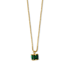 Load image into Gallery viewer, Fabuleux Vous Green Lantern Necklace
