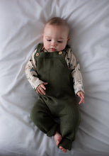 Load image into Gallery viewer, Burrow & Be Knit Overalls- Hunter Green