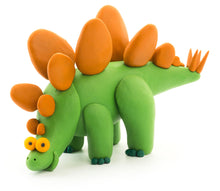 Load image into Gallery viewer, Hey Clay- Dinos (Stegosaurus, Pachycephalosaurus, Brachiosaurus) 6 cans