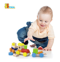 Load image into Gallery viewer, Viga Stacking Train