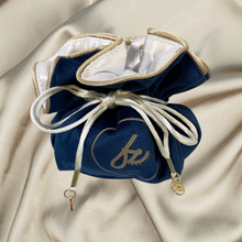 Load image into Gallery viewer, Fabuleux Vous Jewellery Pouch in Gift Box- Navy