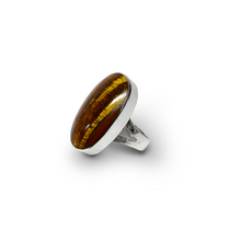Load image into Gallery viewer, Fabuleux Vous La Stele Tigers Eye Ring