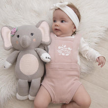 Load image into Gallery viewer, Living Textiles Ella the Elephant Knitted Toy