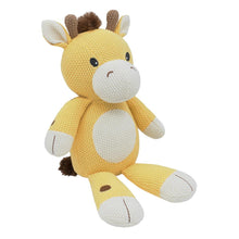 Load image into Gallery viewer, Living Textiles Noah the Giraffe Knitted Toy