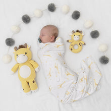 Load image into Gallery viewer, Living Textiles Noah the Giraffe Knitted Toy