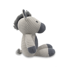 Load image into Gallery viewer, Living Textiles Zac the Zebra Knitted Toy