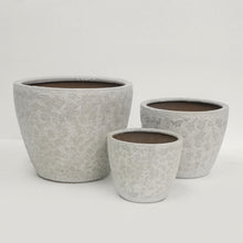 Load image into Gallery viewer, Hawthorne Lava Egg Pot White Moon- Extra Extra Small