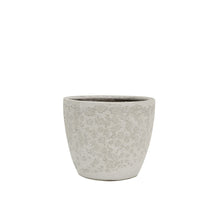 Load image into Gallery viewer, Hawthorne Lava Egg Pot White Moon- Extra Extra Small