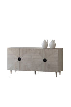 Load image into Gallery viewer, Maytime Jones Linear Sideboard Grey/White